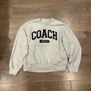 Large Coach crewneck sweatshirt